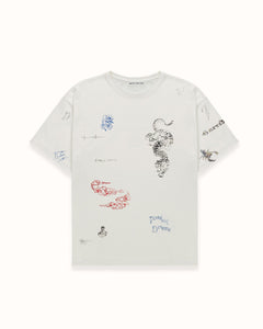 PD Sketch Vintage White T-Shirt