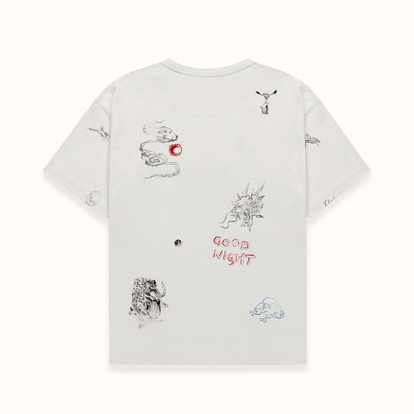 PD Sketch Vintage White T-Shirt