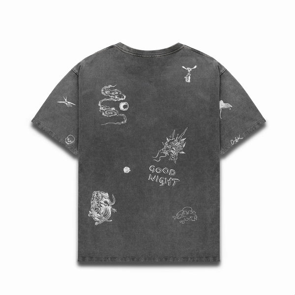 PD Sketch Washed Grey T-Shirt