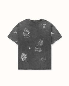 PD Sketch Washed Grey T-Shirt