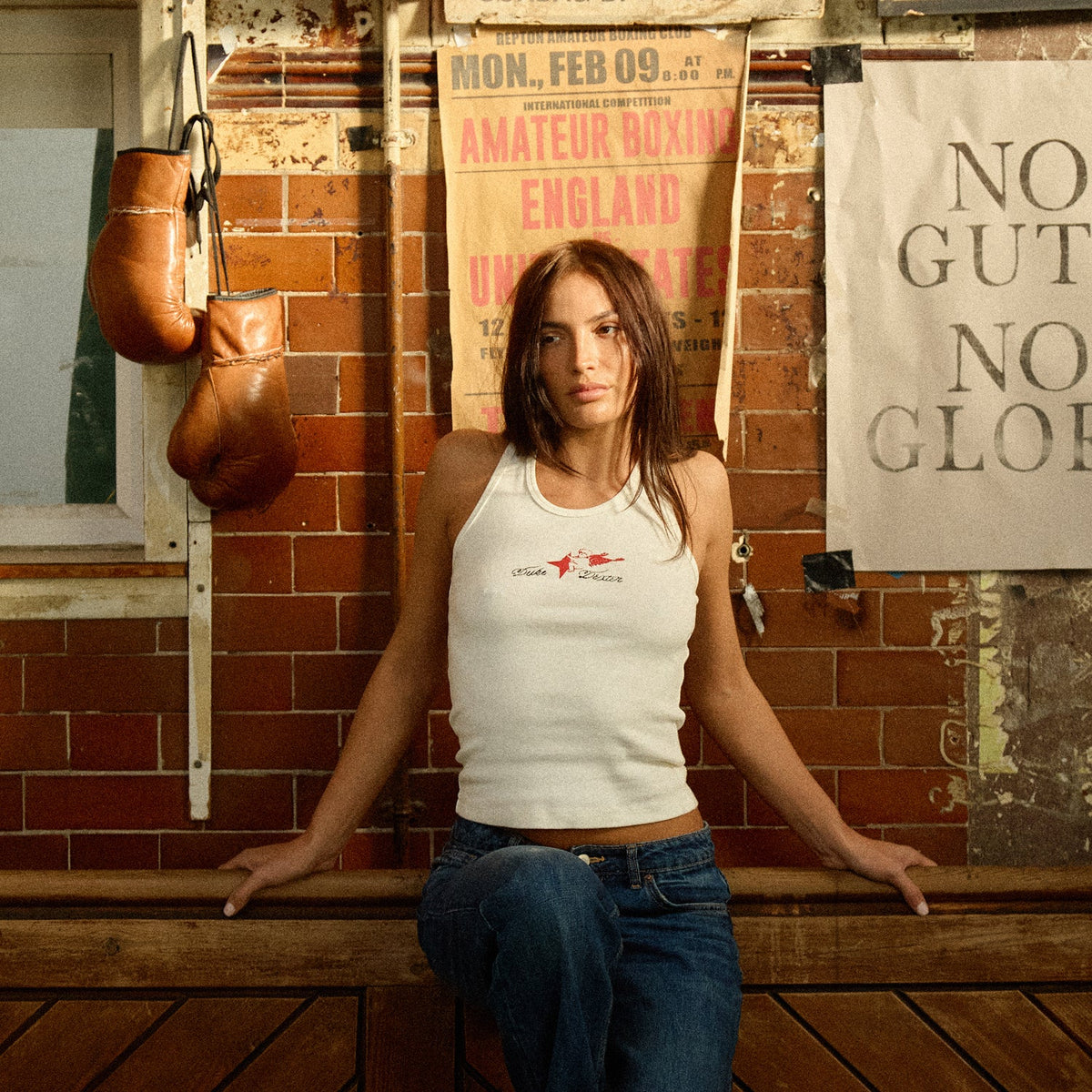 Duke Cherub Vintage White Vest - Women's