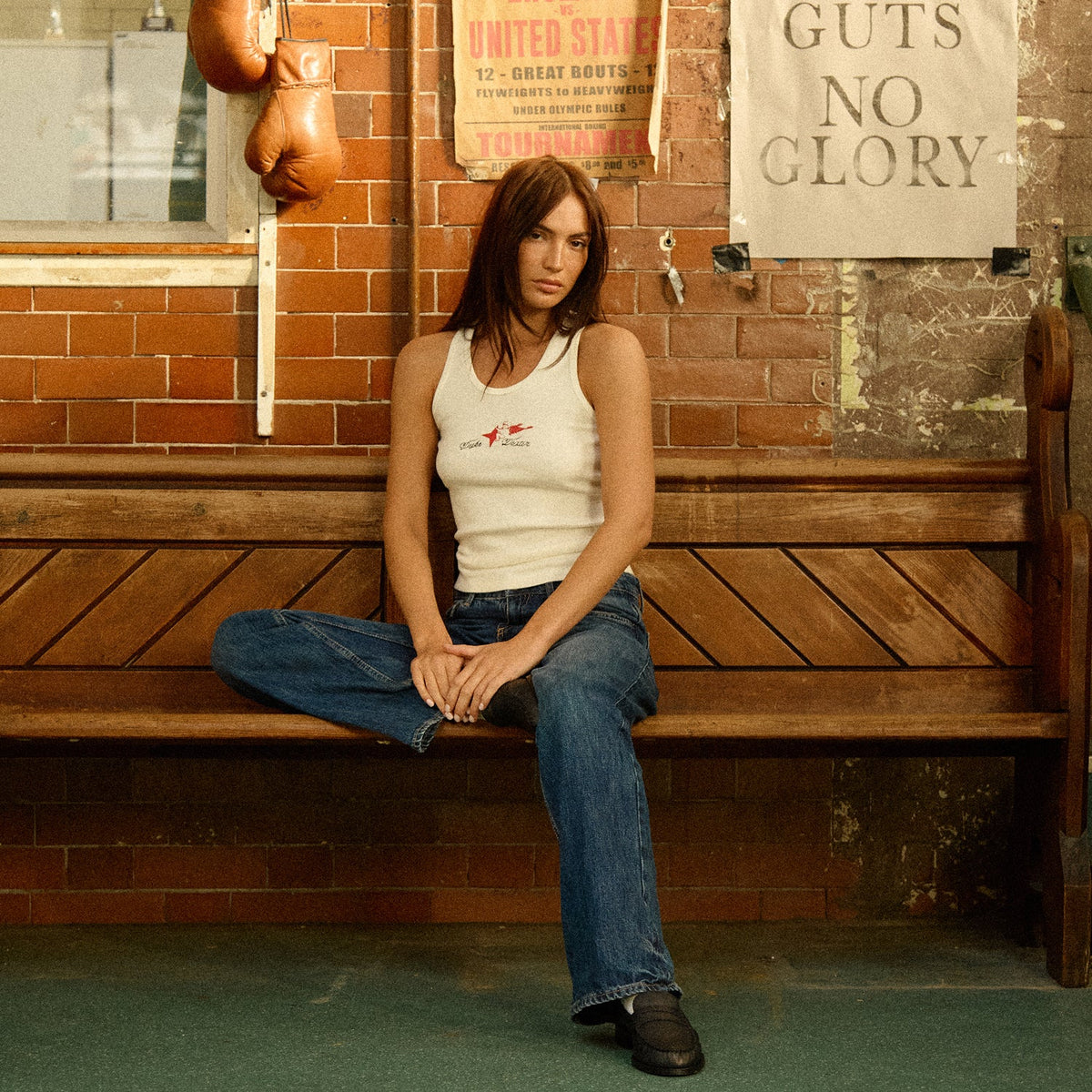 Duke Cherub Vintage White Vest - Women's