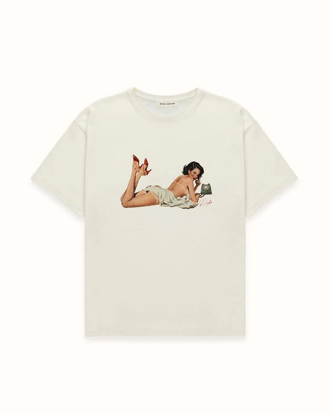 Pin Up I Vintage White T-Shirt
