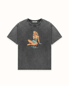 Pin Up II Washed Grey T-Shirt