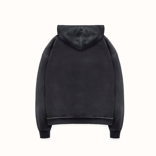 Plus Washed Grey Hoodie