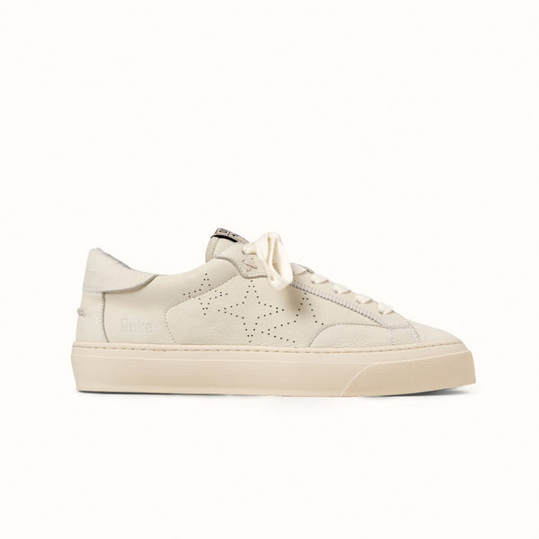 Plus Court Vintage White Sneaker - Women's