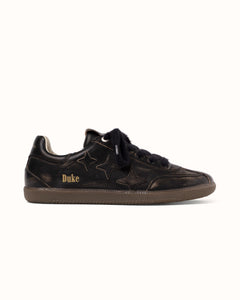 Plus Duke Black Distressed Sneaker - Men's
