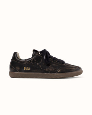 Plus Duke Black Distressed Sneaker - Men's