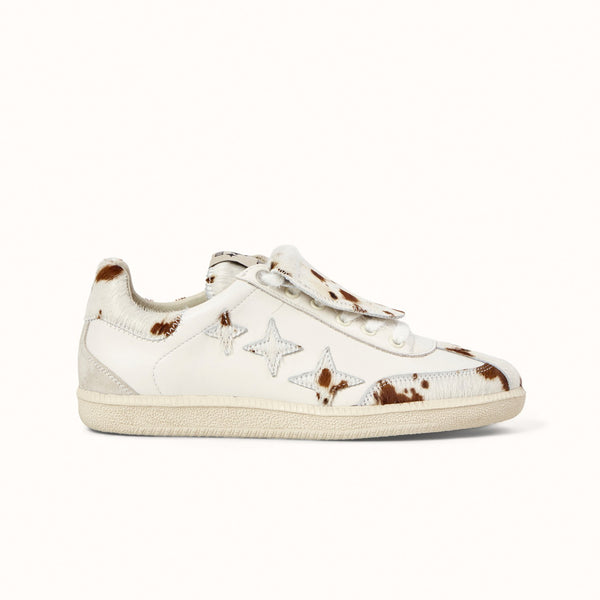 Plus Duke Brown Cow Sneaker - Women's