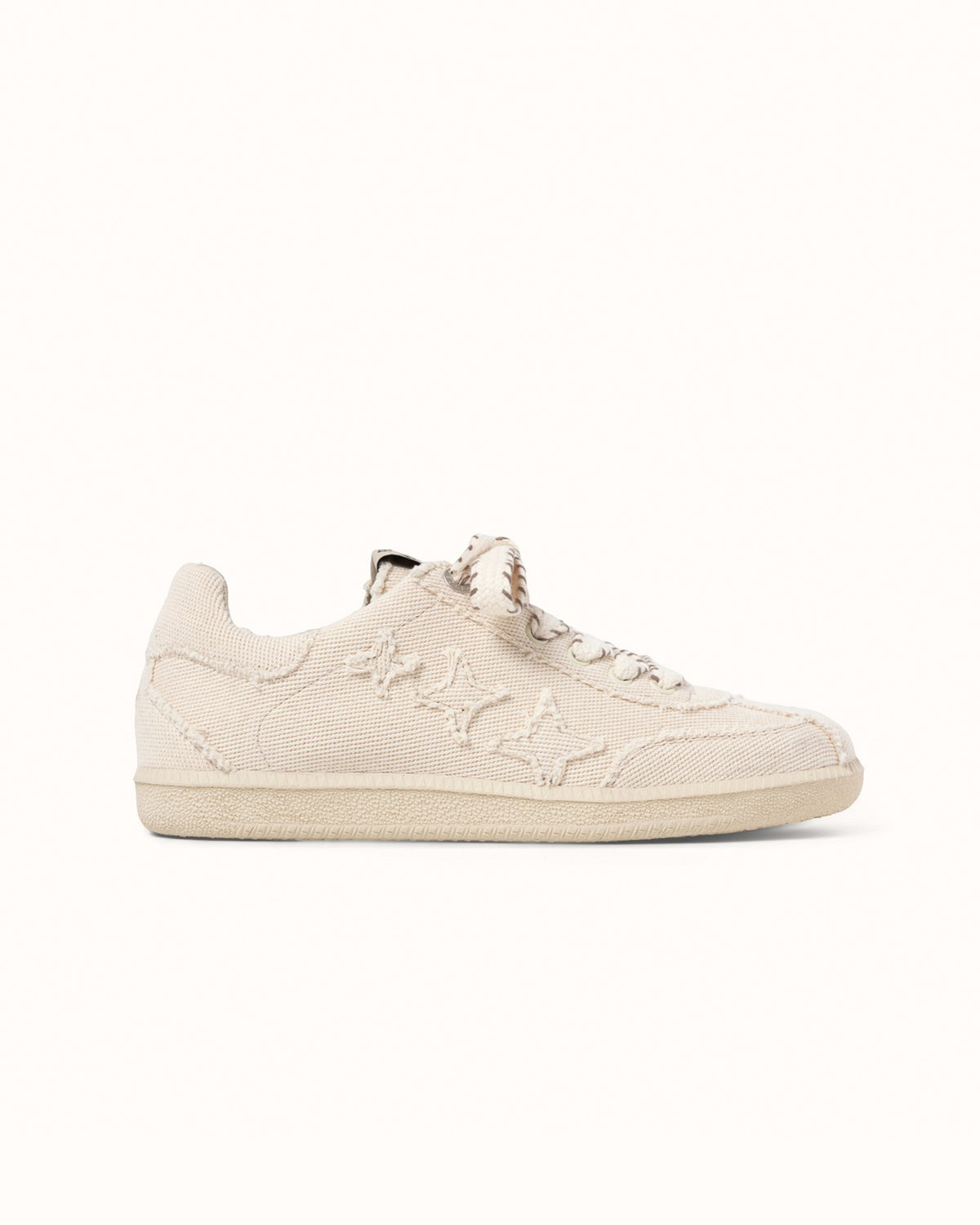 Plus Duke Off-White Canvas Sneaker - Women's