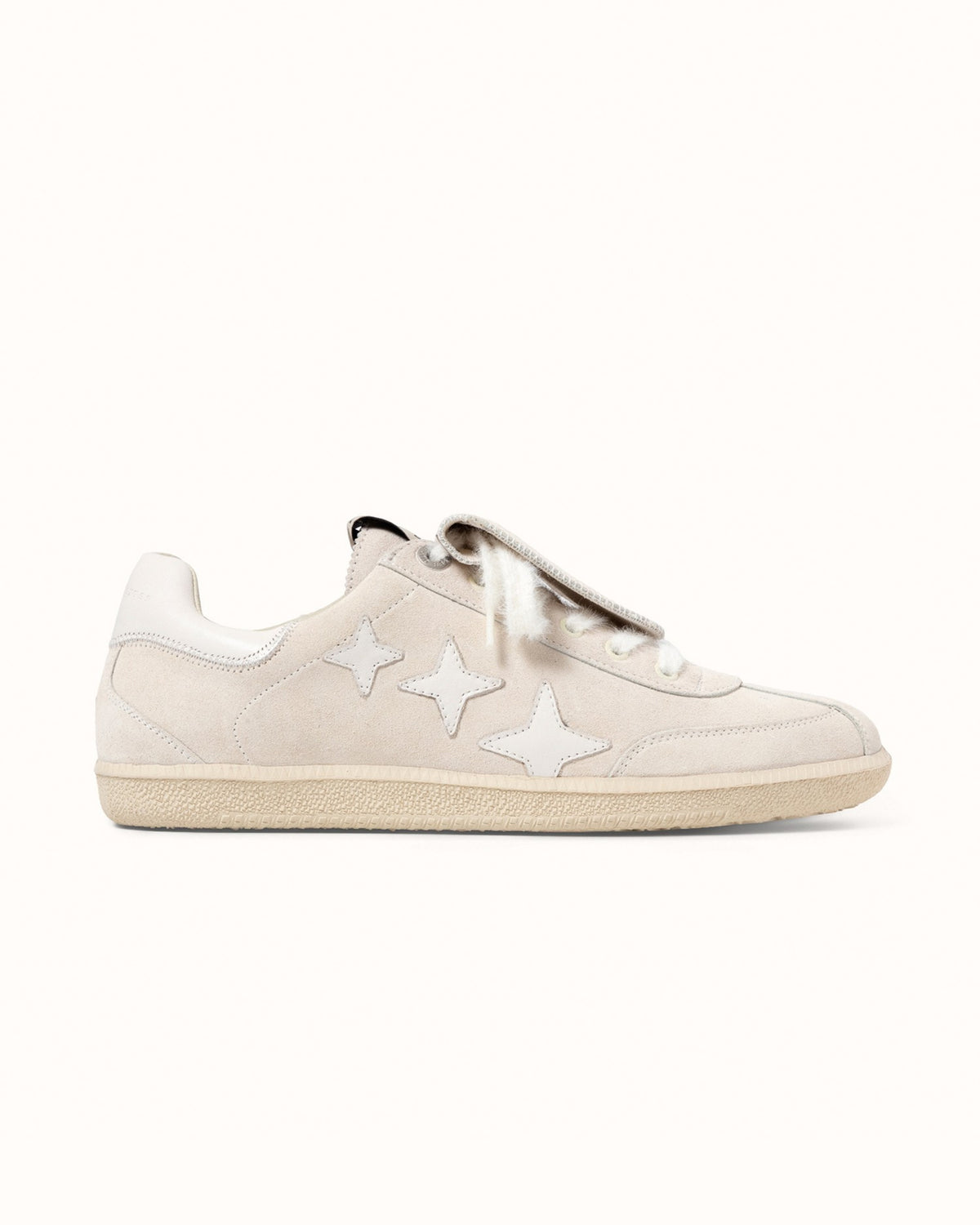 Plus Duke Off-White Suede Sneaker - Men's