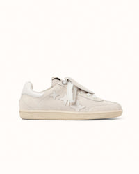Plus Duke Off-White Suede Sneaker - Women's