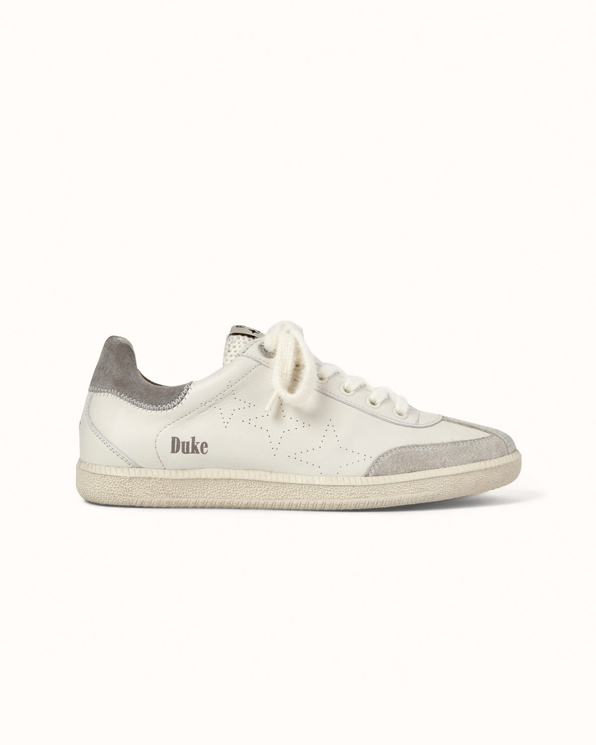 Plus Duke Vintage Grey + White Sneaker - Women's