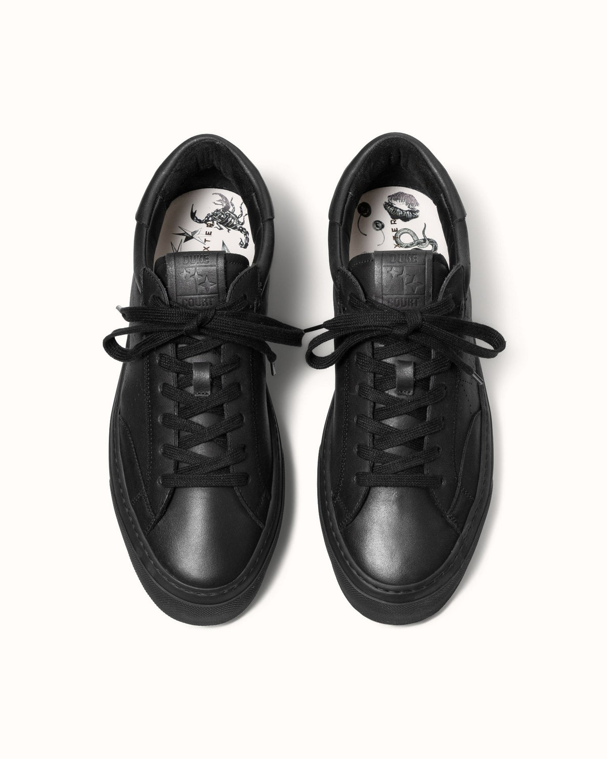 Plus Court Black Sneaker - Men's
