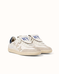 Plus Duke NY White + Navy Sneaker - Women's