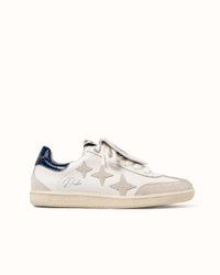 Plus Duke NY White + Navy Sneaker - Women's