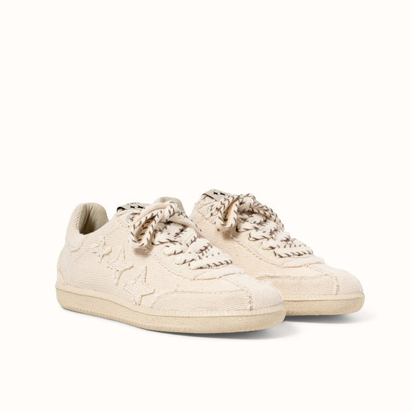 Plus Duke Off-White Canvas Sneaker - Women's