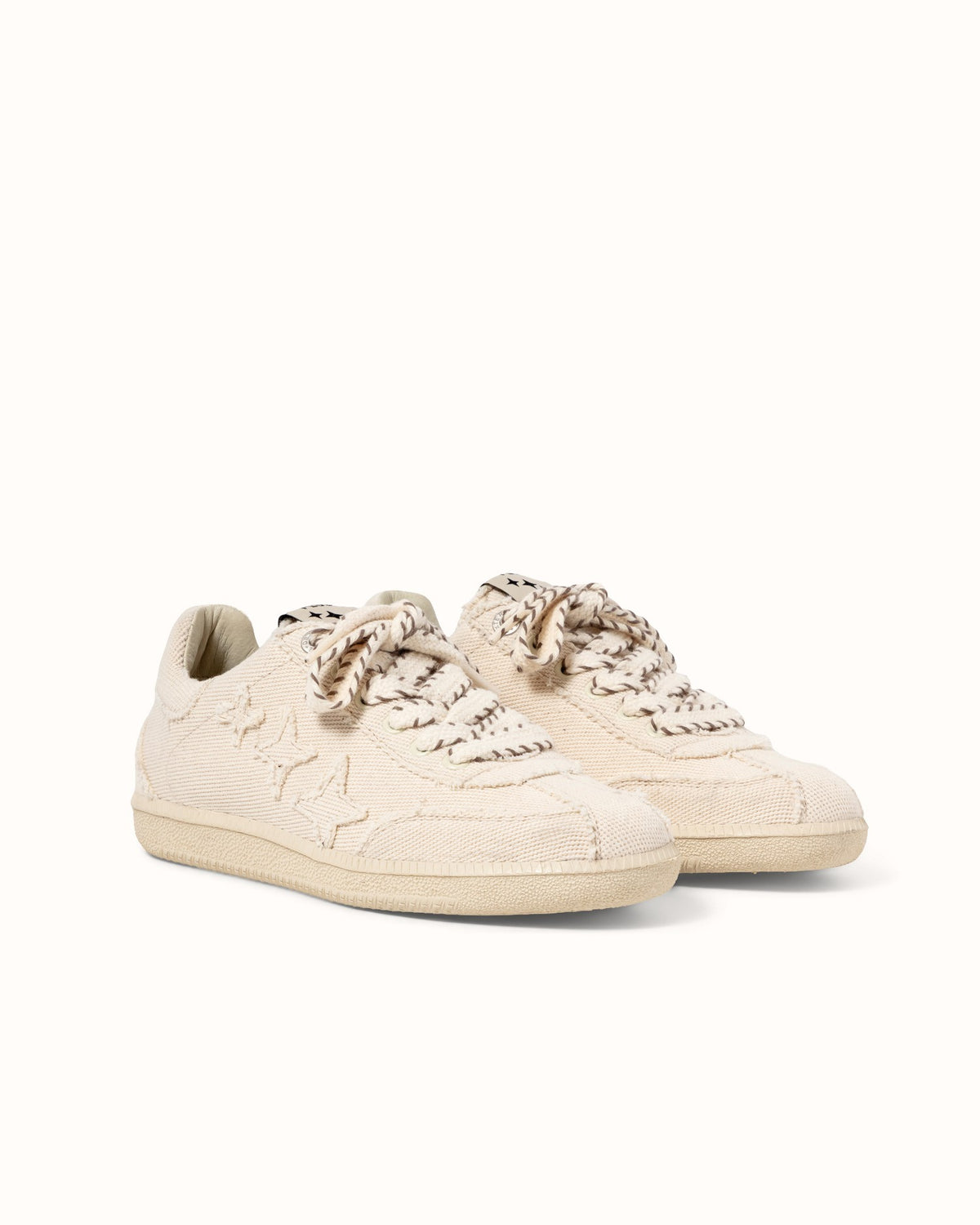 Plus Duke Off-White Canvas Sneaker - Women's