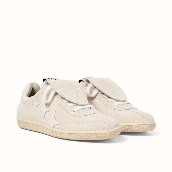 Plus Duke Off-White Suede Sneaker - Men's