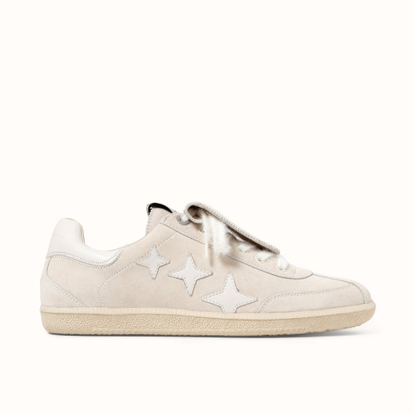 Plus Duke Off-White Suede Sneaker - Men's