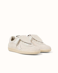 Plus Duke Off-White Suede Sneaker - Women's