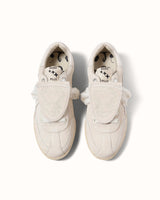 Plus Duke Off-White Suede Sneaker - Women's