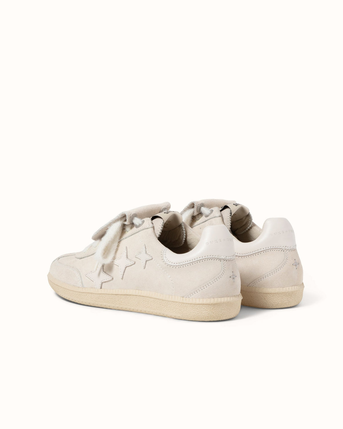 Plus Duke Off-White Suede Sneaker - Women's