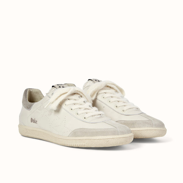 Plus Duke Vintage Grey + White Sneaker - Men's