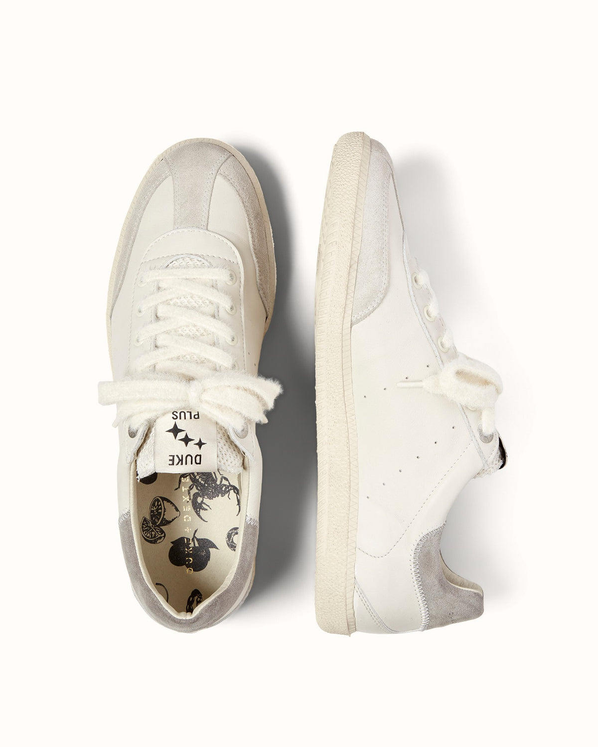 Plus Duke Vintage Grey + White Sneaker - Men's