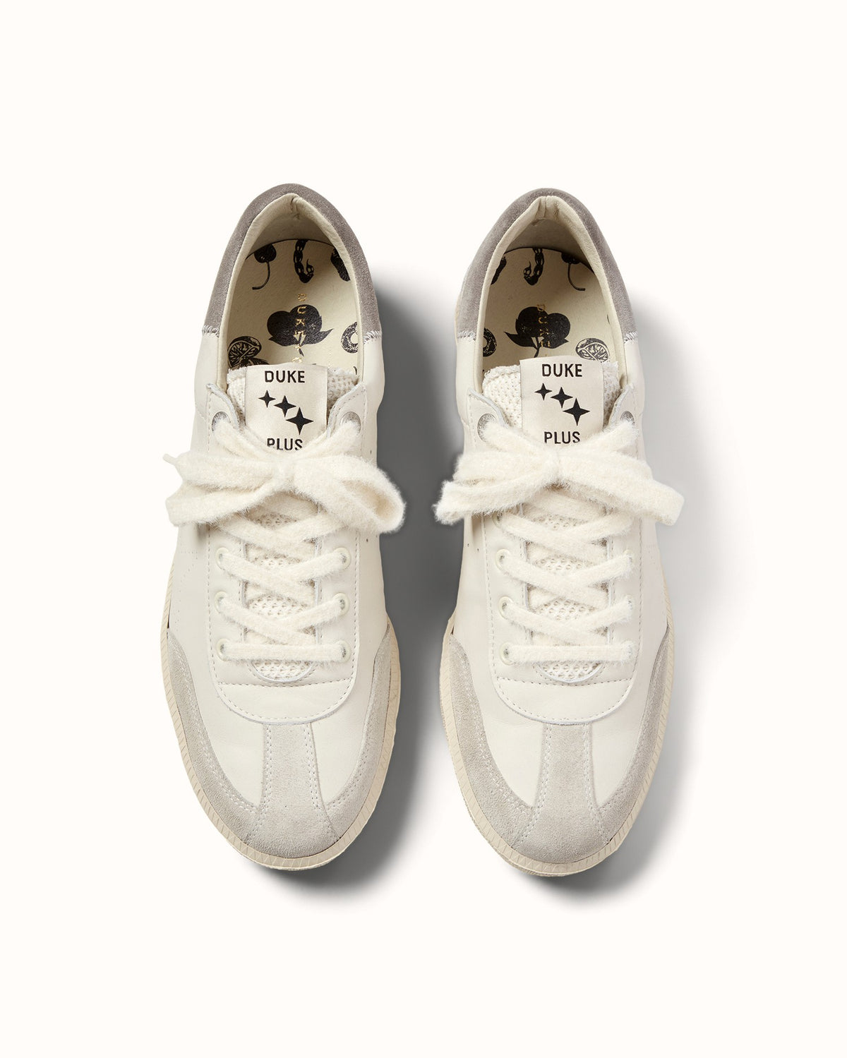 Plus Duke Vintage Grey + White Sneaker - Men's