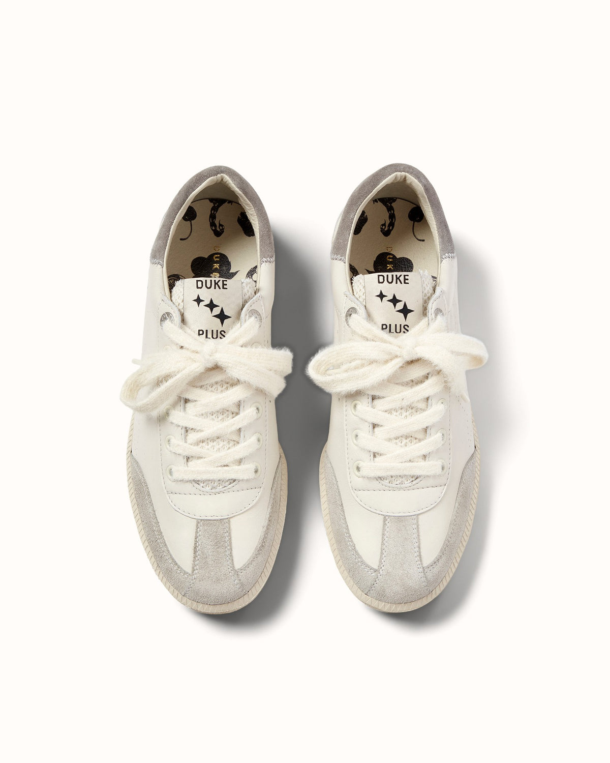 Plus Duke Vintage Grey + White Sneaker - Women's