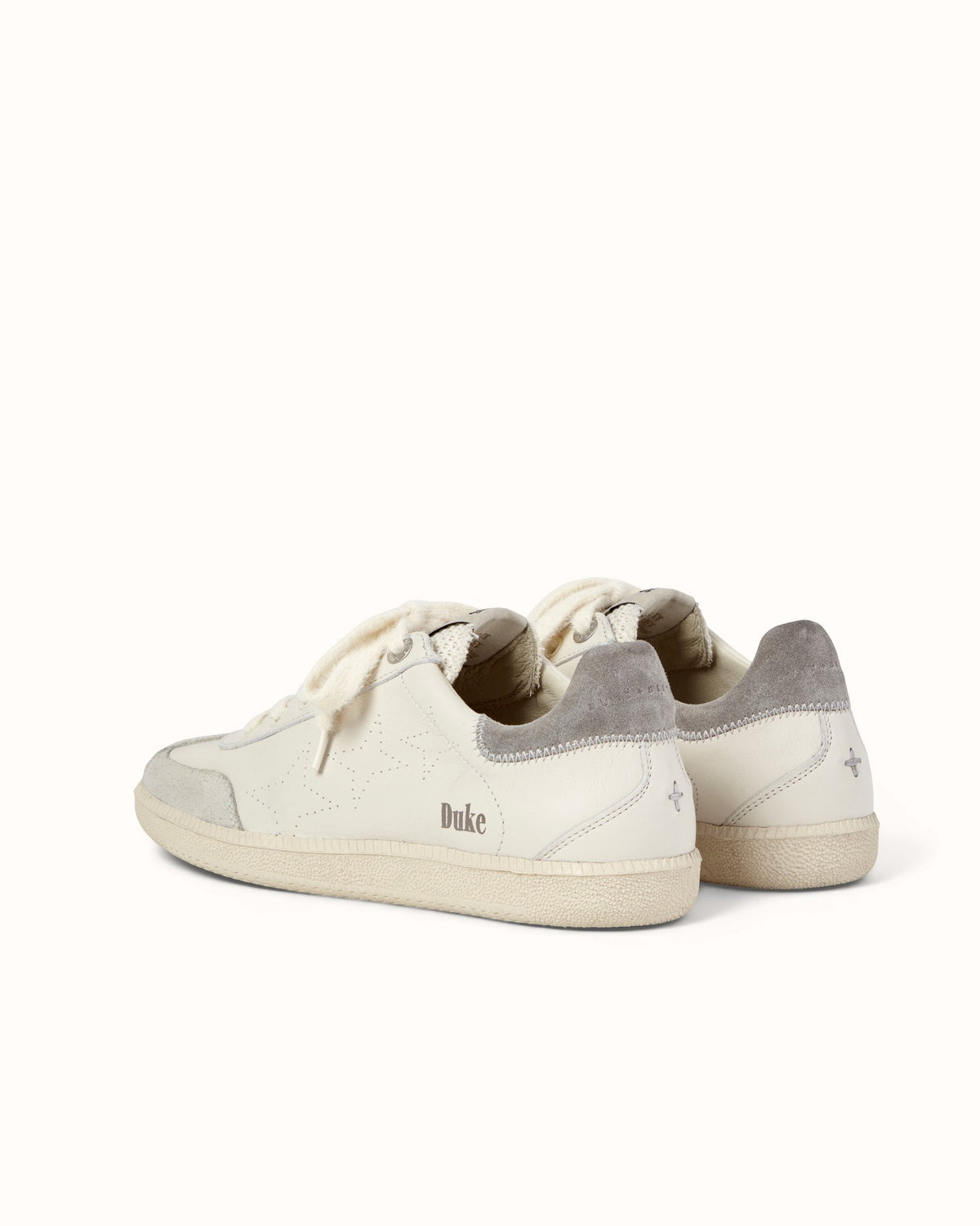 Plus Duke Vintage Grey + White Sneaker - Women's