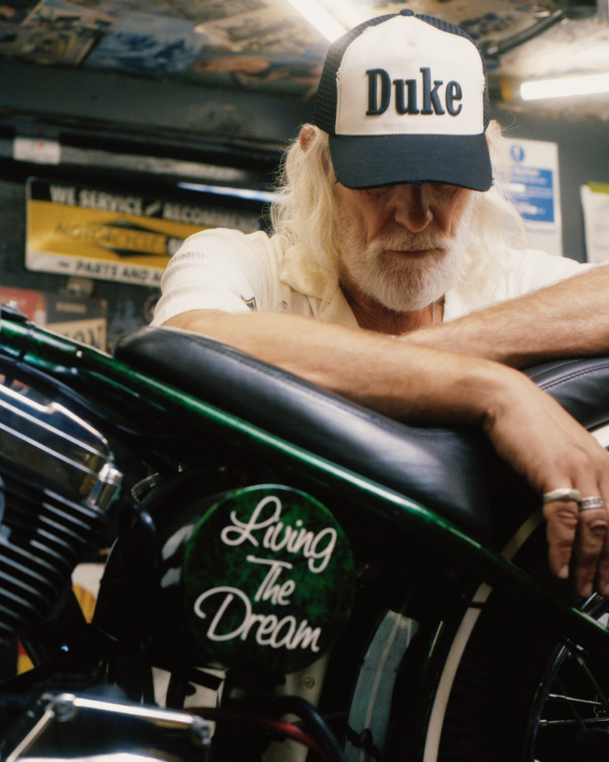 Duke Cream Trucker Cap