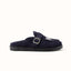 Winston NY Navy Suede Mule - Women's