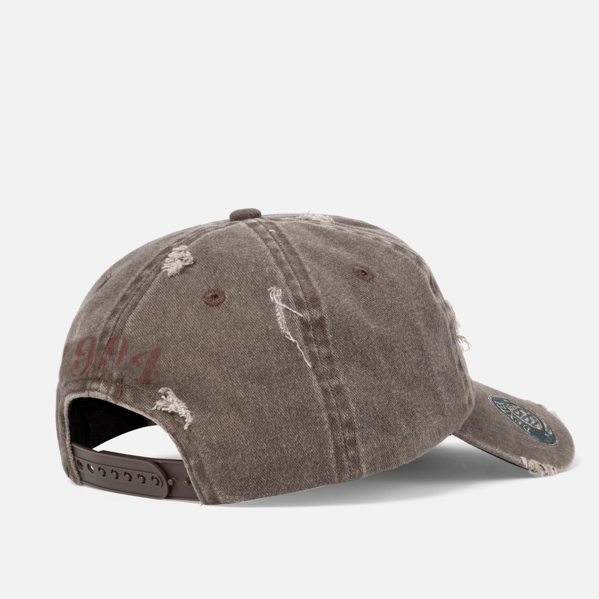 Hand-Painted Patch Distressed Cap