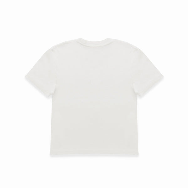 Watercolour NY Vintage White Baby Tee - Women's