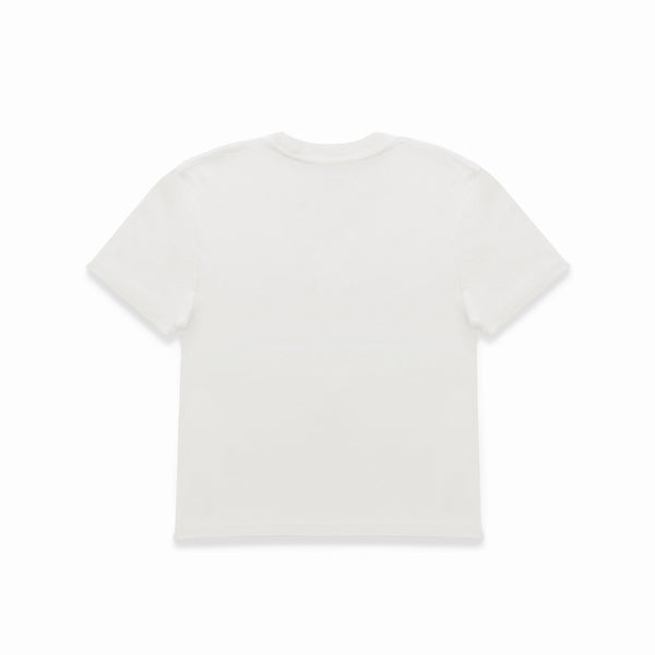 Watercolour NY Vintage White Baby Tee - Women's