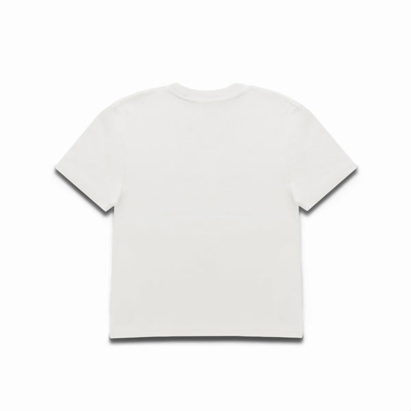 I Kiss NY Vintage White Baby Tee - Women's