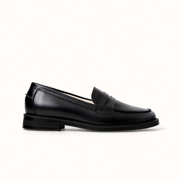 Wilde Black Penny Loafer - Women's