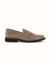 Wilde Brown Corduroy Bit Loafer - Men's