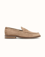 Wilde Mocha Suede Penny Loafer - Men's