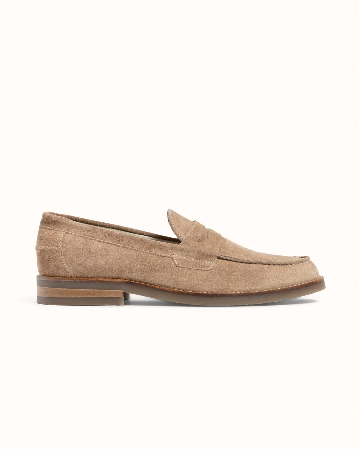 Wilde Mocha Suede Penny Loafer - Men's