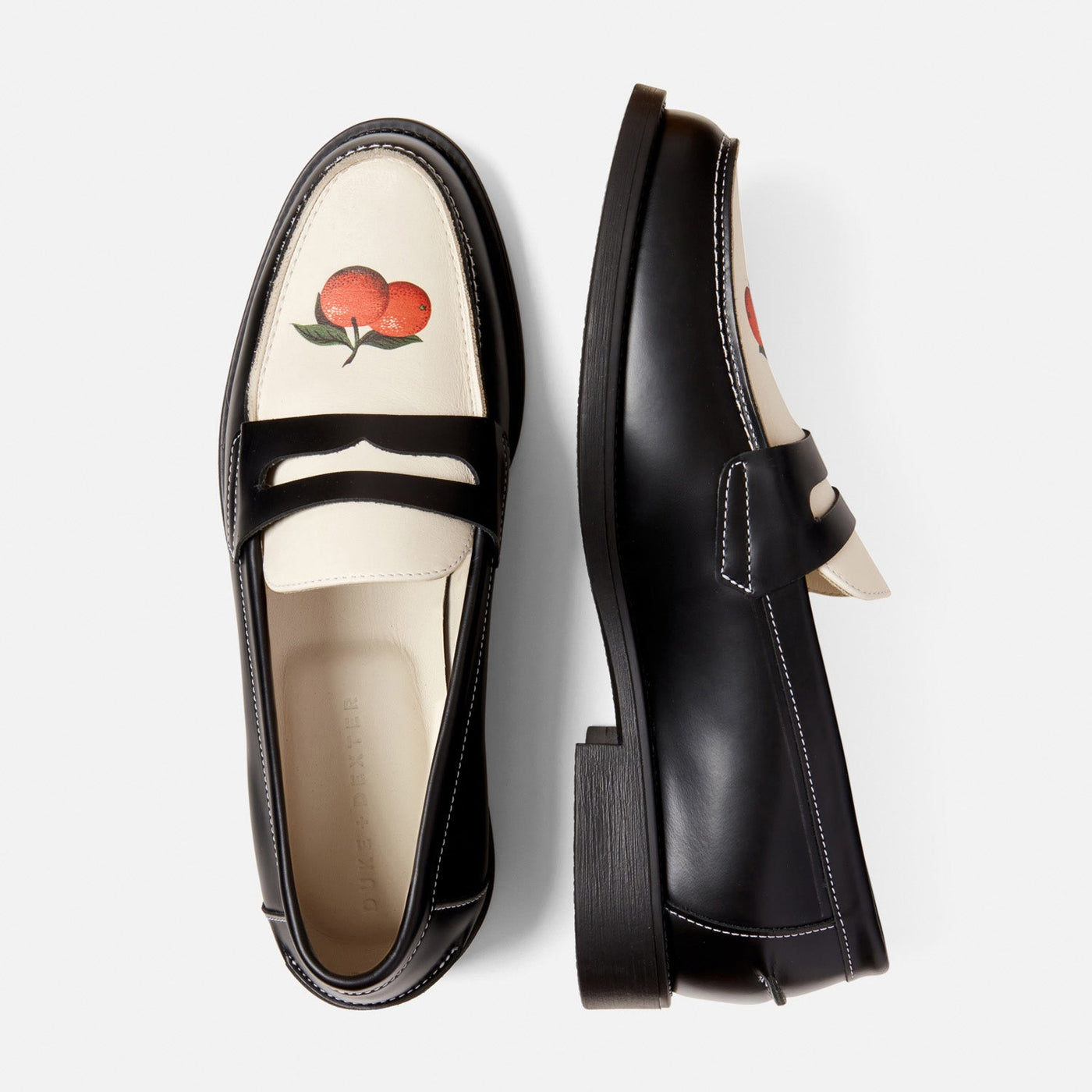 Wilde Orange Penny Loafer - Men's | DUKE + DEXTER
