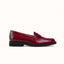 Wilde Red Creased Penny Loafer - Women's