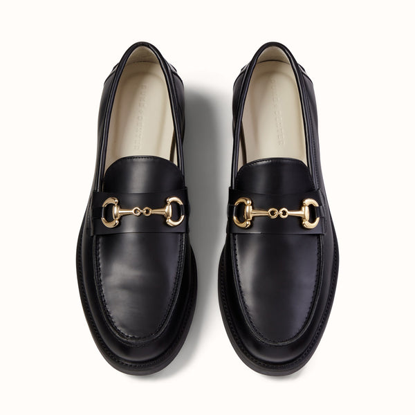 Wilde Black Bit Loafer - Men's