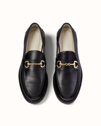 Wilde Black Bit Loafer - Men's