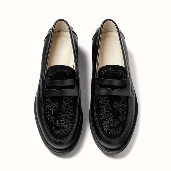 Wilde Black Vine Penny Loafer - Men's