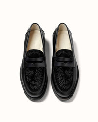 Wilde Black Vine Penny Loafer - Men's