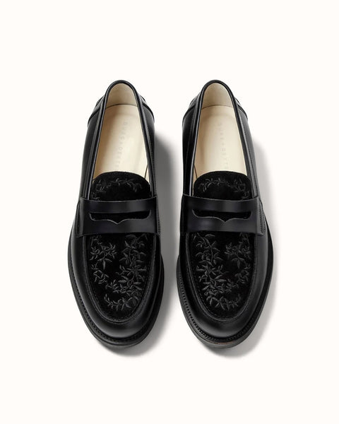 Wilde Black Vine Penny Loafer - Men's