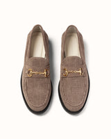 Wilde Brown Corduroy Bit Loafer - Men's